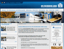 Tablet Screenshot of hfb-online.de